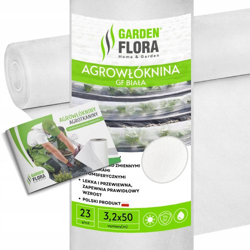 Агротекстил - Покриващ агротекстил (зима-пролет) GF Agro бял 320 x 5000 cm 23 g/m²