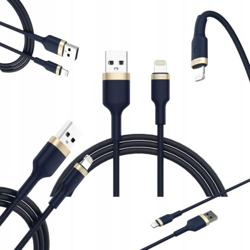  Vayox USB - Apple Lightning кабел 1 м, тъмносин