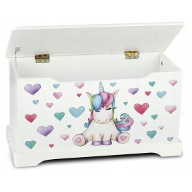    Сандък за играчки Leomark 59 х 32 см бял