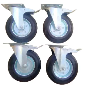    Колело Колело колело 4 бр диаметър 200 мм 900 кг за комплект!!