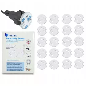    Протектори за букси Flurysar, 10 броя, бели