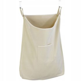    Стоящ кош за пране Wenko 65л, нюанси на кафяво и бежово