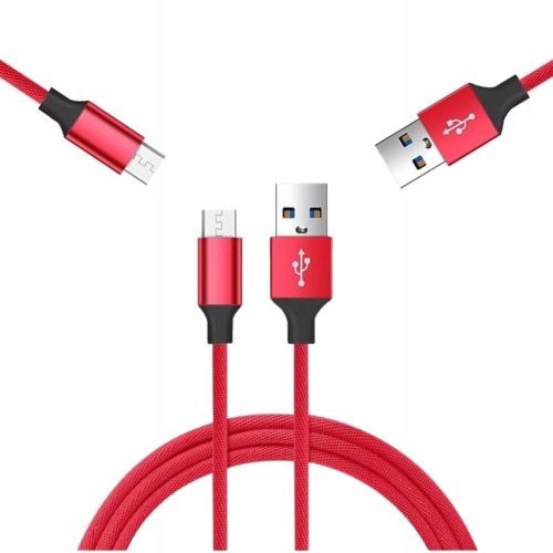  Vayox USB - microUSB тип B кабел 1.5м червен