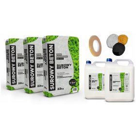   3× Luxbud New Design BA-001 архитектурна мазилка суров бетон 22 кг + 4 други продукта