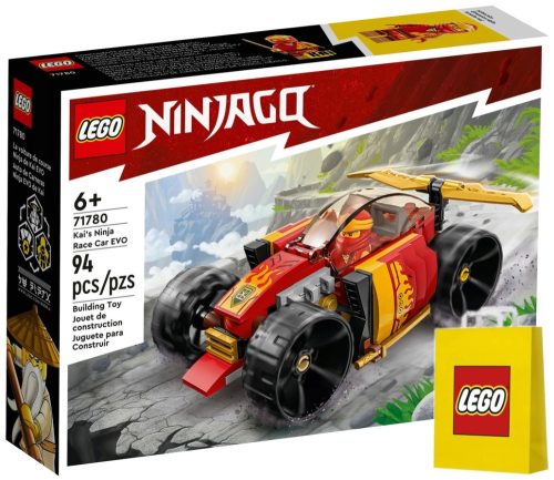  LEGO Ninjago Kaia EVO 71780 Ninja Race Car + LEGO Paper Bag