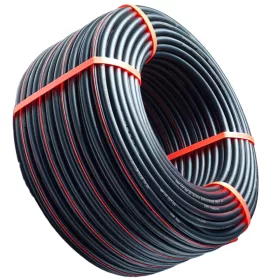    ИНСТАЛАЦИОННА ТРЪБА ЗА ПОЛИВАНЕ ПЪЛЕН МАРКУЧ ШЛЮБЪР ДЕБЕЛЕН КАБЕЛ FI20 PE 50м