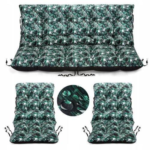  Мебелни възглавници от РАТАН 120x110 см комплект 2+1