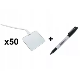    Свободностоящ плакет бял 105 х 44 см 150 бр.