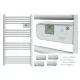 Електрически радиатор за баня Goodhome 500 W 545 х 980 мм бял