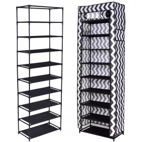    Шкаф за обувки Gockowiak 57 x 172 x 29 см черен