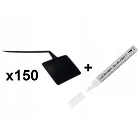    Свободностоящ плакет черен 105 х 44 см 20 бр.