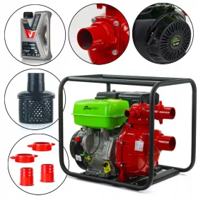   Помпа за градинско напояване - Горивна помпа Barracuda 11000 W 1000 l/h