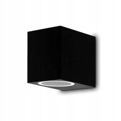 Градинска стенна лампа - Kwazar Luminaire градинска стенна лампа черна GU10 35 W
