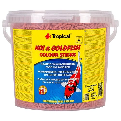 Tropical Koi & Goldfish Color Sticks храна за рибки 430 гр