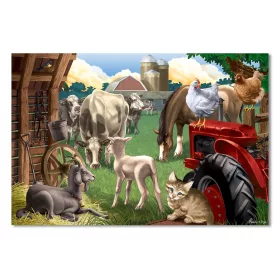    ПЪЗЕЛ MELISSA DOUG В СЕЛСКИЯ ФЕРМЕН ДВОР 100 бр.