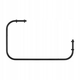   Корниз за душ кабина - Ъглова душ бара Sasko DK 80x120 120см бяла