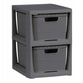    Рафт за баня BranQ нюанси на сивото 29,5 x 24 x 33,2 см