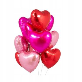   Балон за Свети Валентин - Сватбен фолиен балон във формата на сърце 18 инча