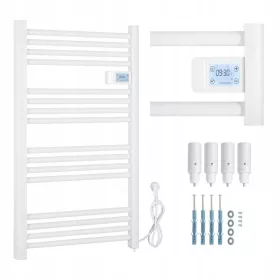   Електрически радиатор за баня Warmtec 500 W 530 x 960 мм бял