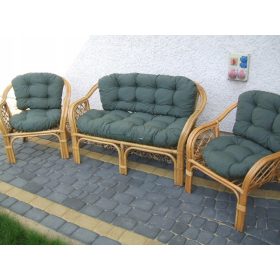    Възглавници за ратанова подложка за мебели. ВОДОУСТОЙЧИВО ЗЕЛЕНО