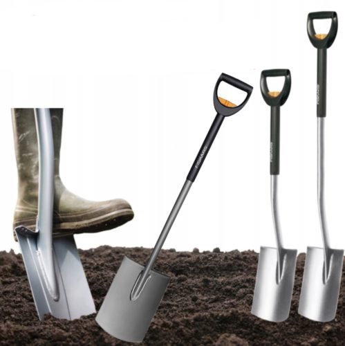  Метална лопата Fiskars 19 х 125 см