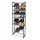  Storage Solutions шкаф за обувки 50 x 130 x 24 см черен