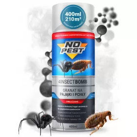   Препарат против насекоми - No-Pest 4Insect Bomb граната против бълхи и паяци 400 мл