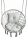  Възглавница за люлка ЗАВИСЯЩ СТОЛ Stork's Nest BEIGE ECRU home garden 65cm