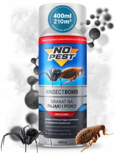  No-Pest 4Insect Bomb против бълхи и паяци от нар 400 мл
