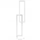 ODKRYJDOM електрически радиатор за баня 274 W 300 x 1230 mm бял