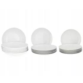   Порцелан, сервиз - Сервиз Lubiana ETO, 18 чинии, порцелан, 18 бр.