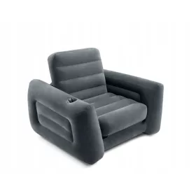    Еднолицев матрак Intex 224 x 117 x 66 см нюанси на сивото