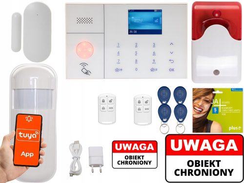 БЕЗЖИЧНО GSM АЛАРМА СИРЕНА ПРИЛОЖЕНИЕ ПОЛСКИ WIFI