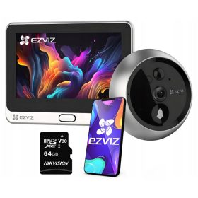   Електронен визьор Ezviz 17 mm / 35-105 mm / 104 ° + microSD карта Hikvision HS-TF-C1 | 64GB 64GB