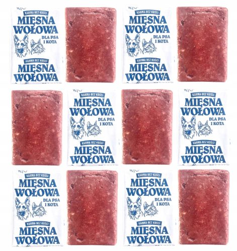  20кг ЗАМРАЗЕНО МЕСО 100% ТЕЛЕЖКО ЗА КУЧЕТА BARF CUBE
