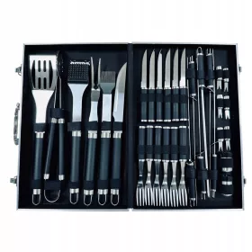    Инструменти за скара 33 бр. комплект, куфар ПОДАРЪК