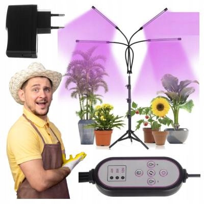 Лампа за отглеждане на растения - GROW подова лампа за отглеждане на растения GROW LAMP PLANT GROWING LIGHTING LED 34 W