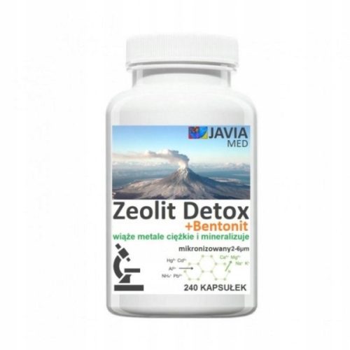 Градински тор - Zeolite Detox 240 капс. 0.65g Активен клиноптилолит
