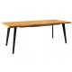  Правоъгълна разтегателна маса Signal Tables 150 x 90 x 76 см, естествен дъб