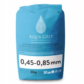   Филтърен препарат за филтри за басейни Aqua Grit 0,45 – 0,85 мм 25 кг