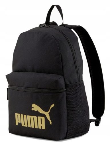 Черен школски раница Puma с отразяващи елементи, 22 литра