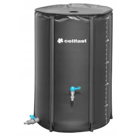    Резервоар за дъждовна вода 250 л 60 х 60 см черен