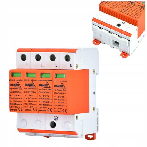 Разрядник Bemko 275 V IP20 25 A