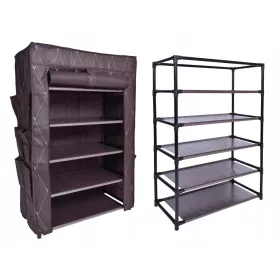   Шкаф за обувки Gockowiak 60 x 90 x 30 см, нюанси на кафяво