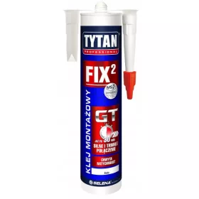   Лепило за монтаж Tytan Professional Fix2 GT 290 ml бяло