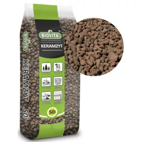   Градински тор - LECA КЕРАМИЧЕН ГРАНУЛ 50Л 8-16мм ДРЕН