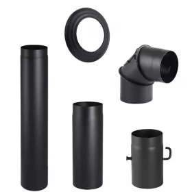   КОМПЛЕКТ СЪЕДИНИТЕЛНИ ТРЪБИ КЪМ КАМИНА Ø150