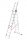 Drabina Ladderman 7,2 m алуминий 3 x 9 до 150 кг