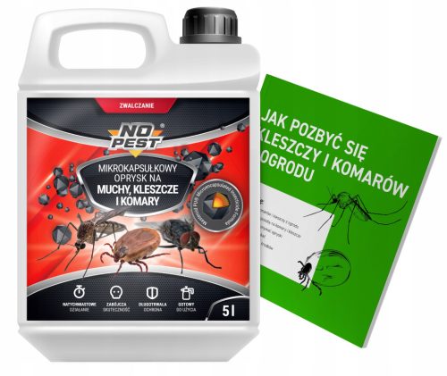  Пръскачка, аерозол против кърлежи, комари, мухи No-Pest 5000 ml