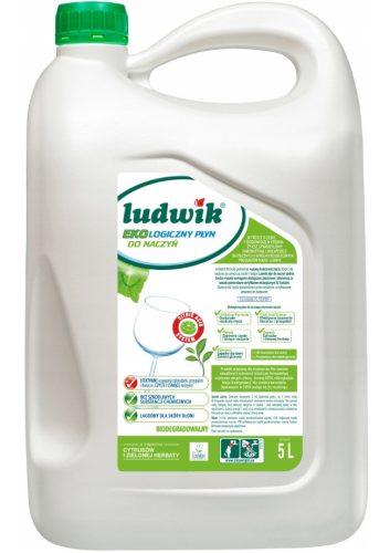  Течност за миене на съдове от цитрусови плодове и зелен чай 5л Ludwik ECOLOGICAL